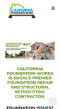 Mobile Screenshot of californiafoundationworks.com